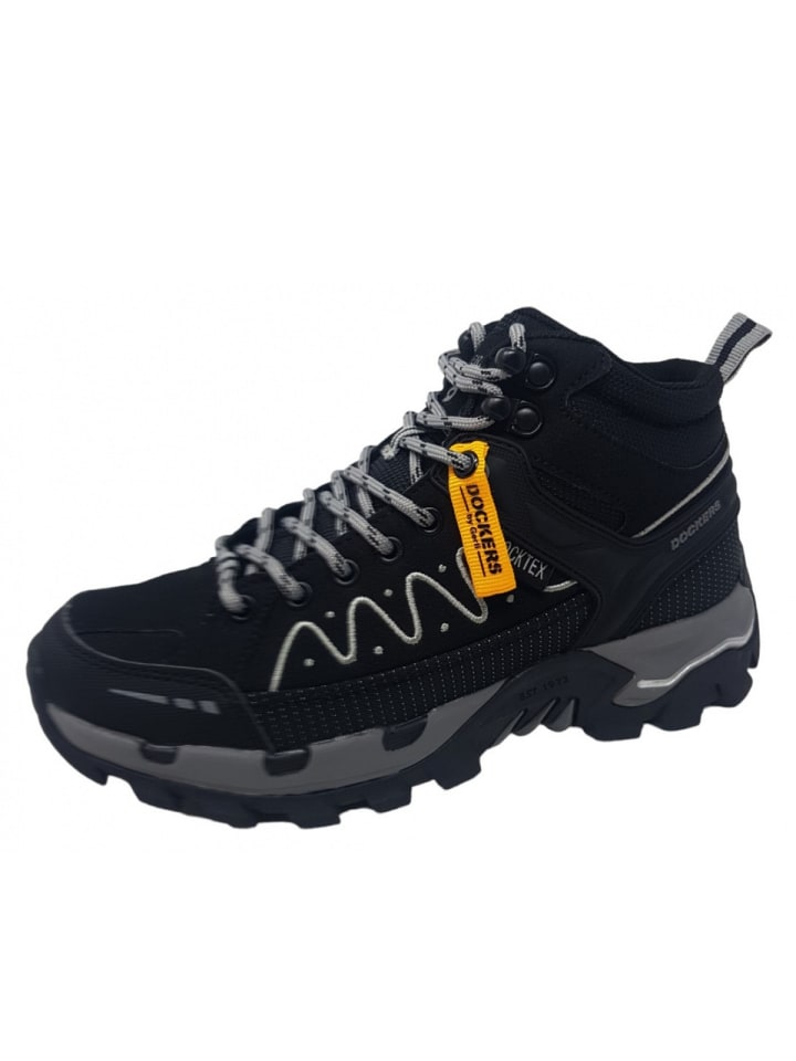 Schnürstiefel in Schwarz