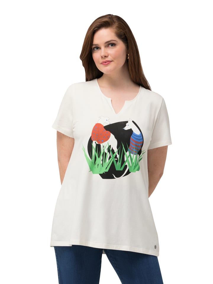 Shirt in schneeweiß