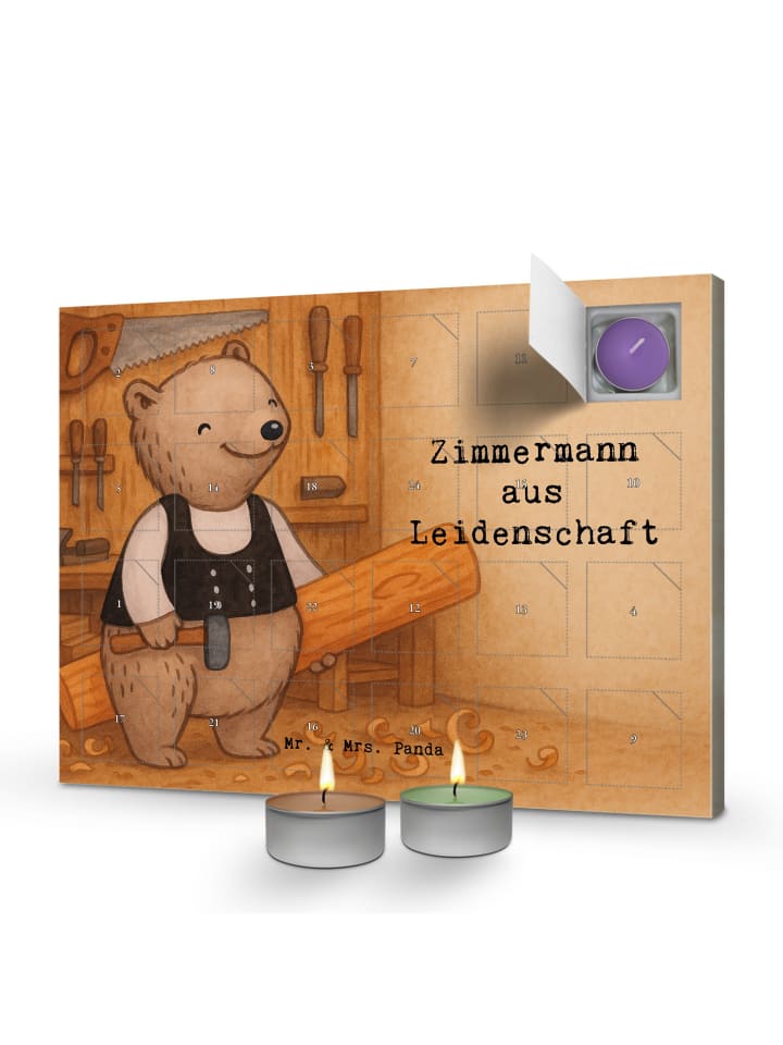 Adventskalender Zimmermann Leidenschaft Design ... in Weiß