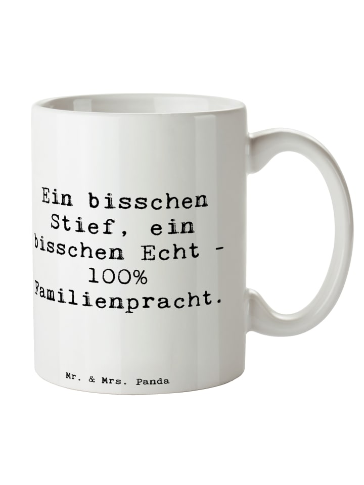 Tasse Liebe Stiefenkel mit Spruch in Weiß