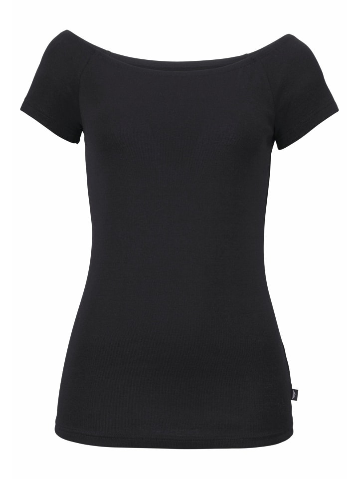 Carmenshirt in schwarz