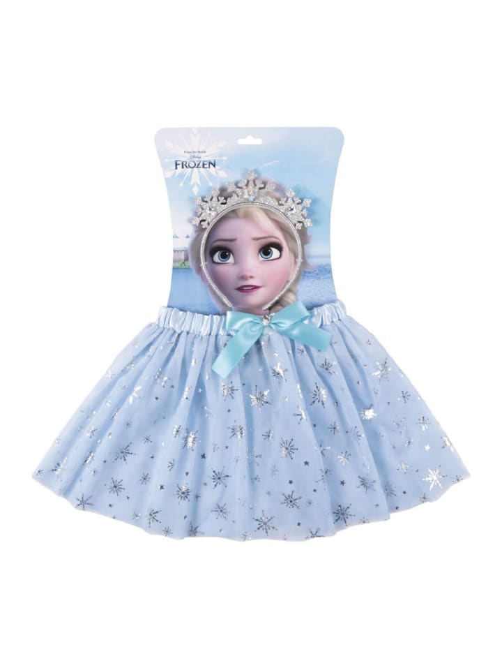 Disney Frozen Tutu mit Krone 2 Tlg.- Kostüm zubehör für Kinder in Schwarz
