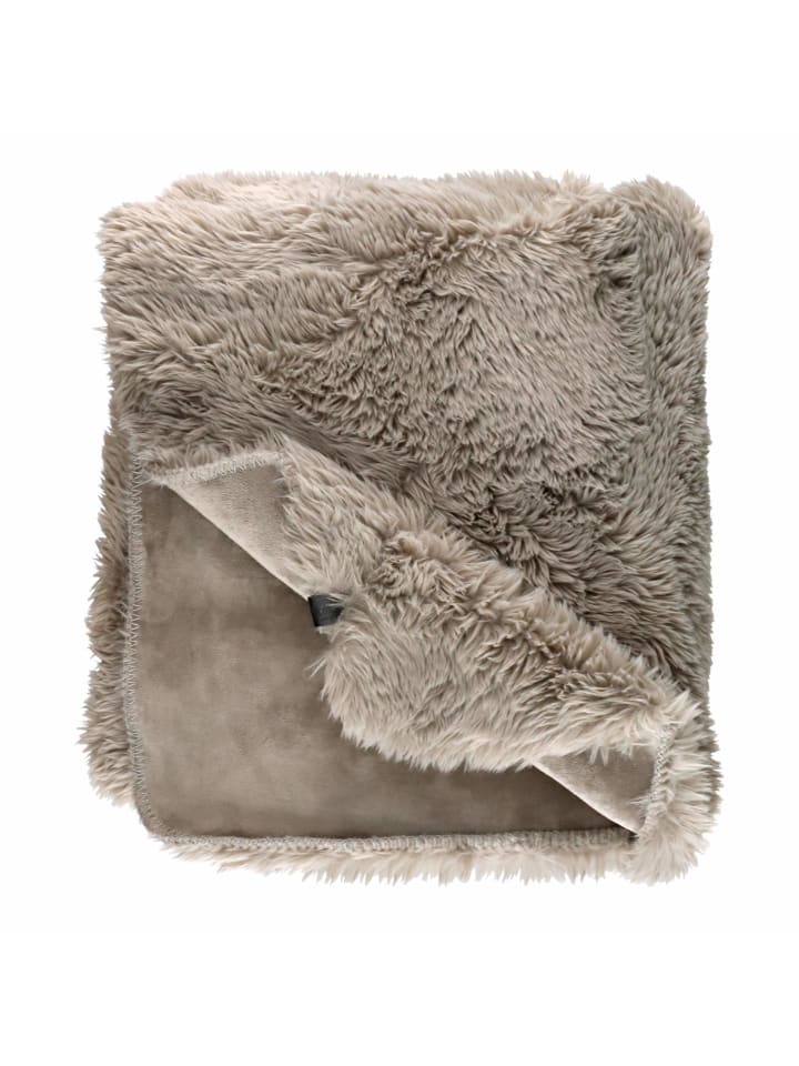Plaid LEISURE in Taupe