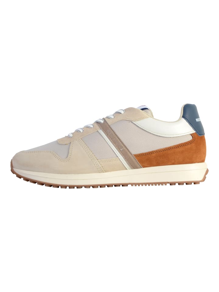 Island Low-Top-Sneaker aus Leder Beige