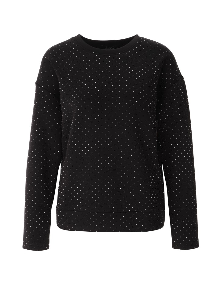 Sweatshirt in schwarz