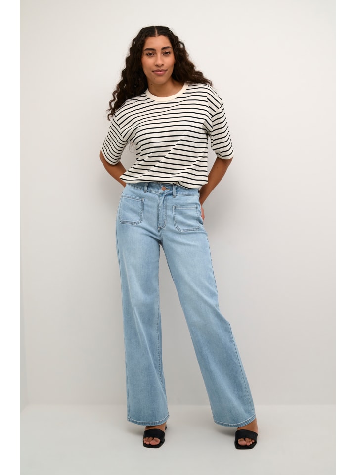 Jeans KAkarla Regular fit in Light Blue Washed Denim