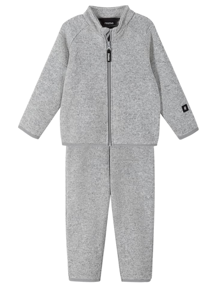 Fleece Set (Hose / Jacke) Tahto Melange grey