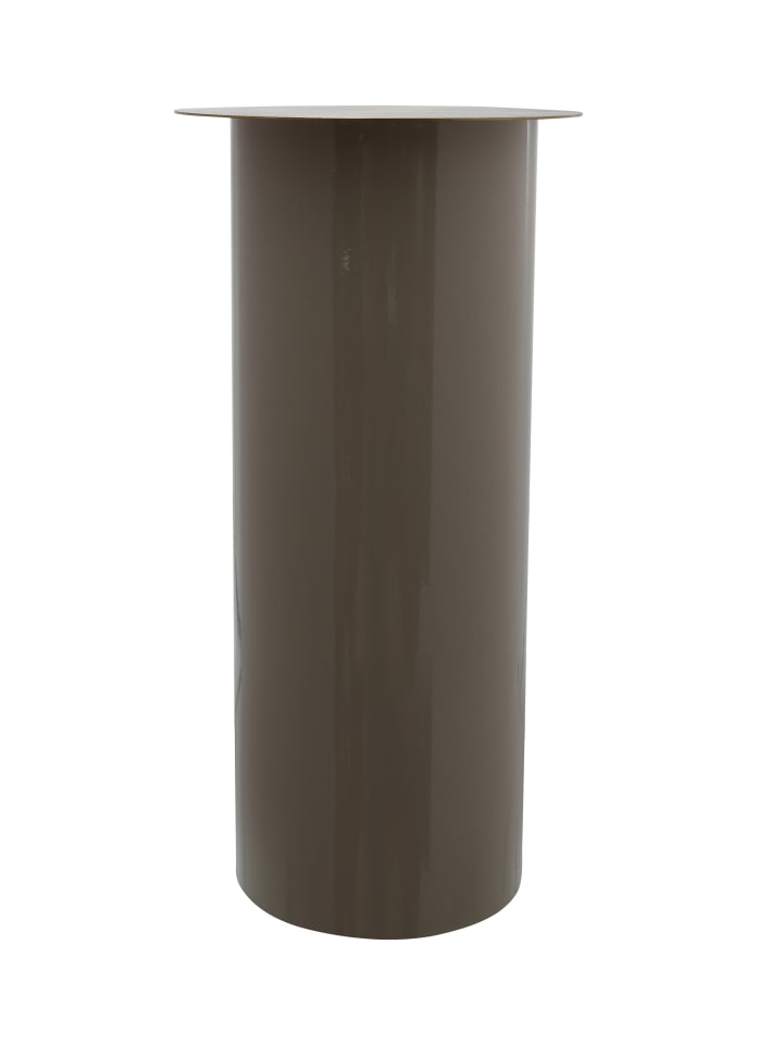 Bodenkerzenständer Art Deco 165 in taupe - gold