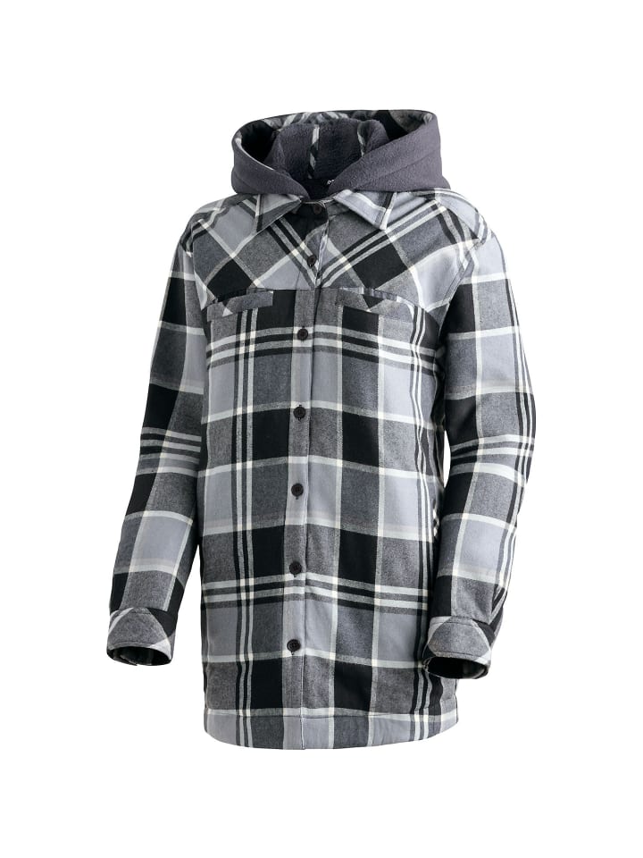 Bluse Camquadri W in Grau0621
