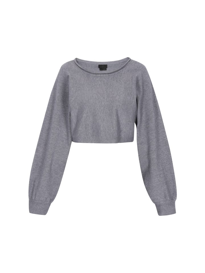 Women Sweater in grey melange
