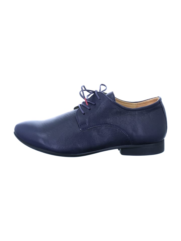 Komfort Schnürschuhe in Blau