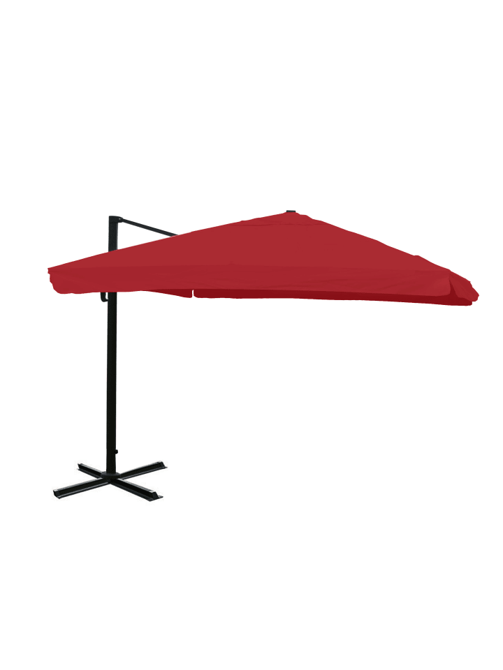 Gastronomie-Ampelschirm A96, Flap, bordeaux ohne Ständer, drehbar