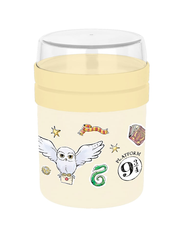 Food to go Becher Harry Potter Eule in Gelb - 500ml