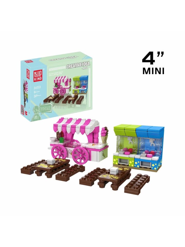 Mould King 24033 Ice Scream Truck & Claw Machine