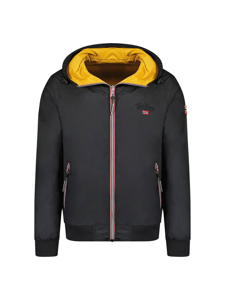 Herren Regular Fit Jacke Wendbar in Black