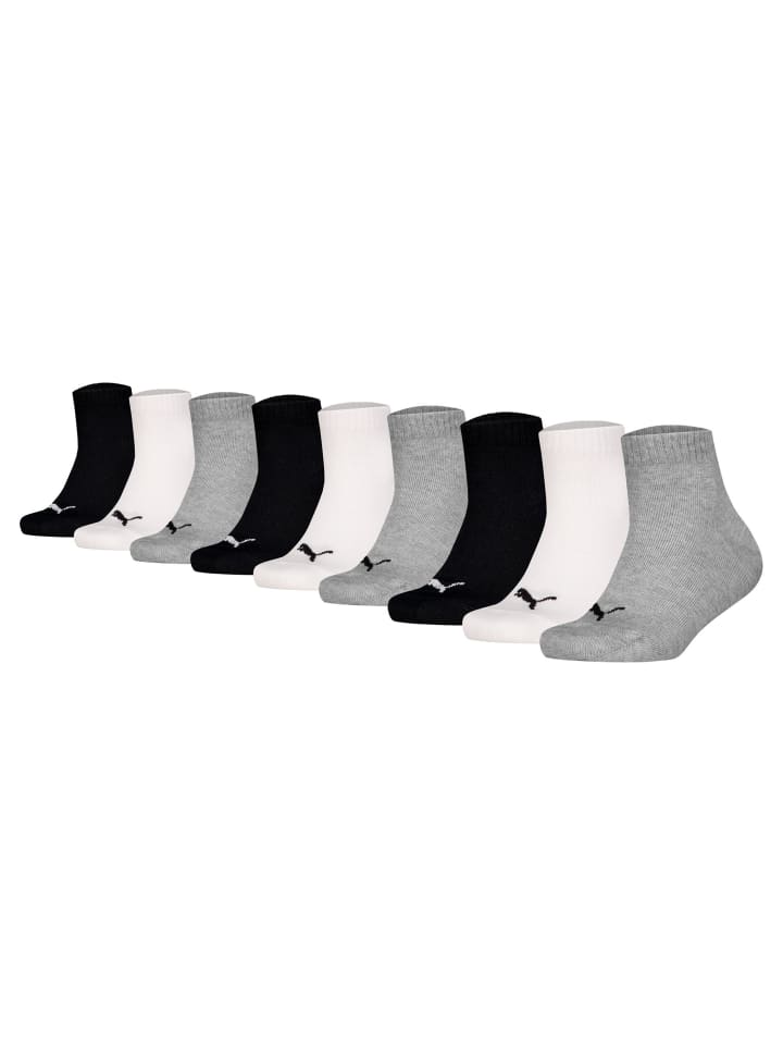 Socken 9er Pack in Schwarz/Weiß/Grau