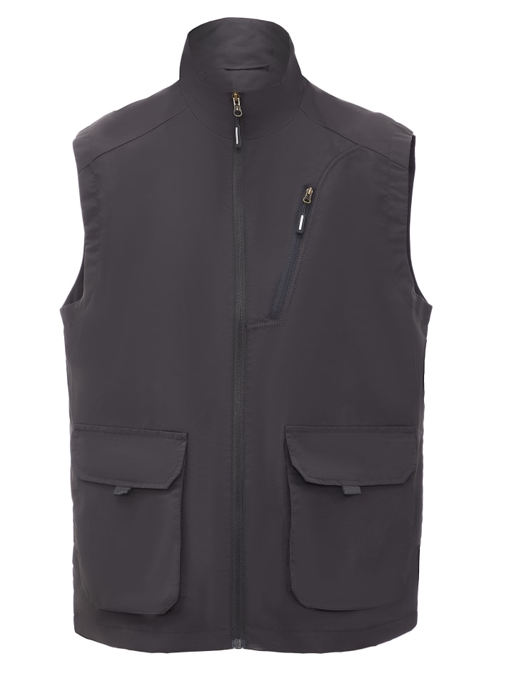 Men Vest in Dunkelgrau