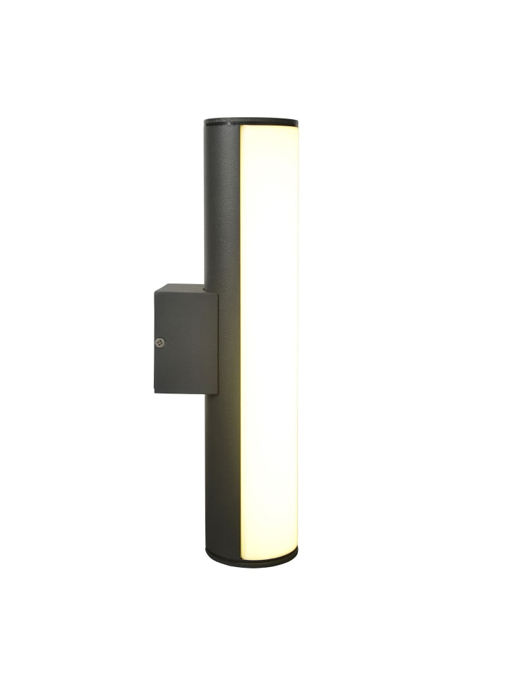 LED Außenwandleuchte "FLAIR" in grau - EEK G