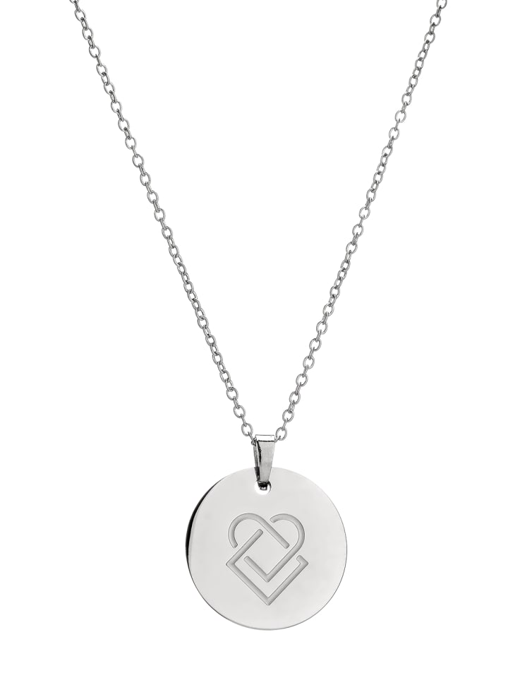 Halskette Keep Loving in silber