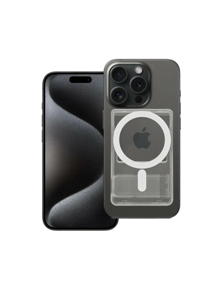 Kartenetui kompatibel mit der MagSafe-Technologie Magnetisch in Weiß