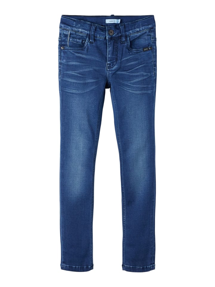 Jeans slim fit in dark blue denim