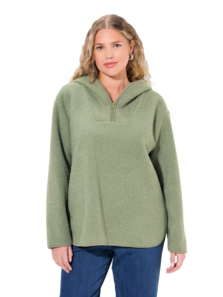 Hoodie in salbeigrün