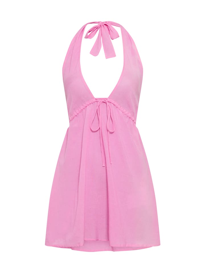 Neckholderkleid in soft pink