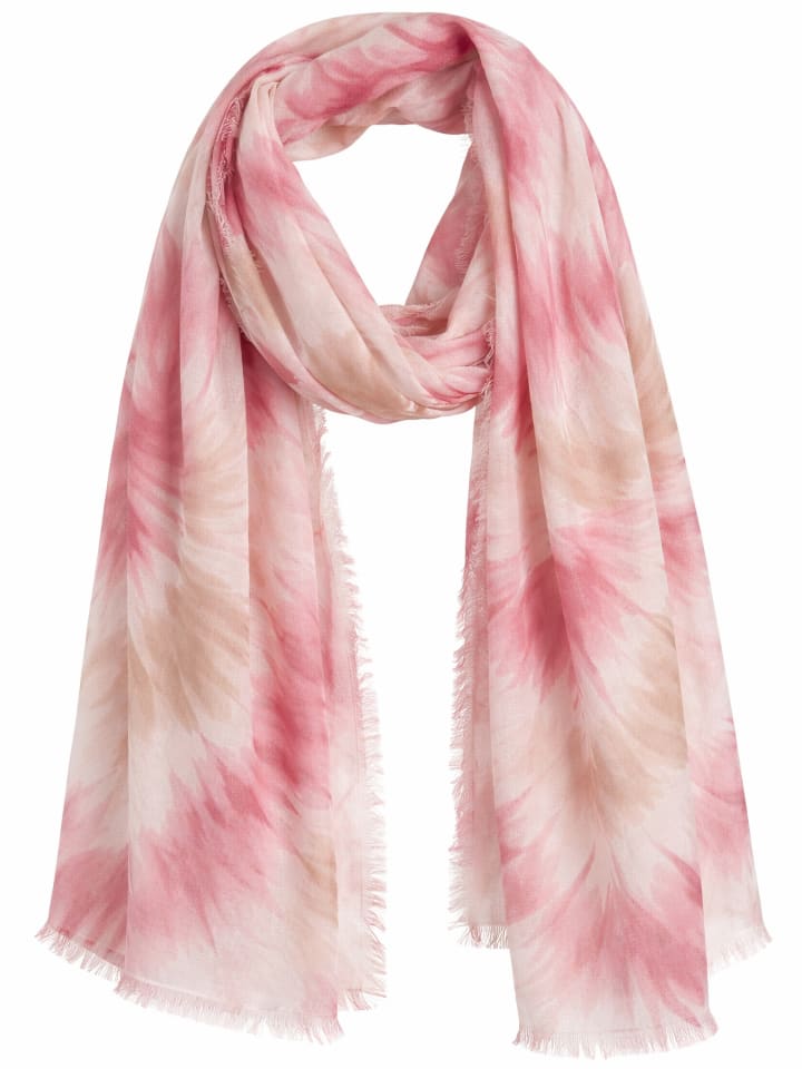 Schal " Batik " in rosa