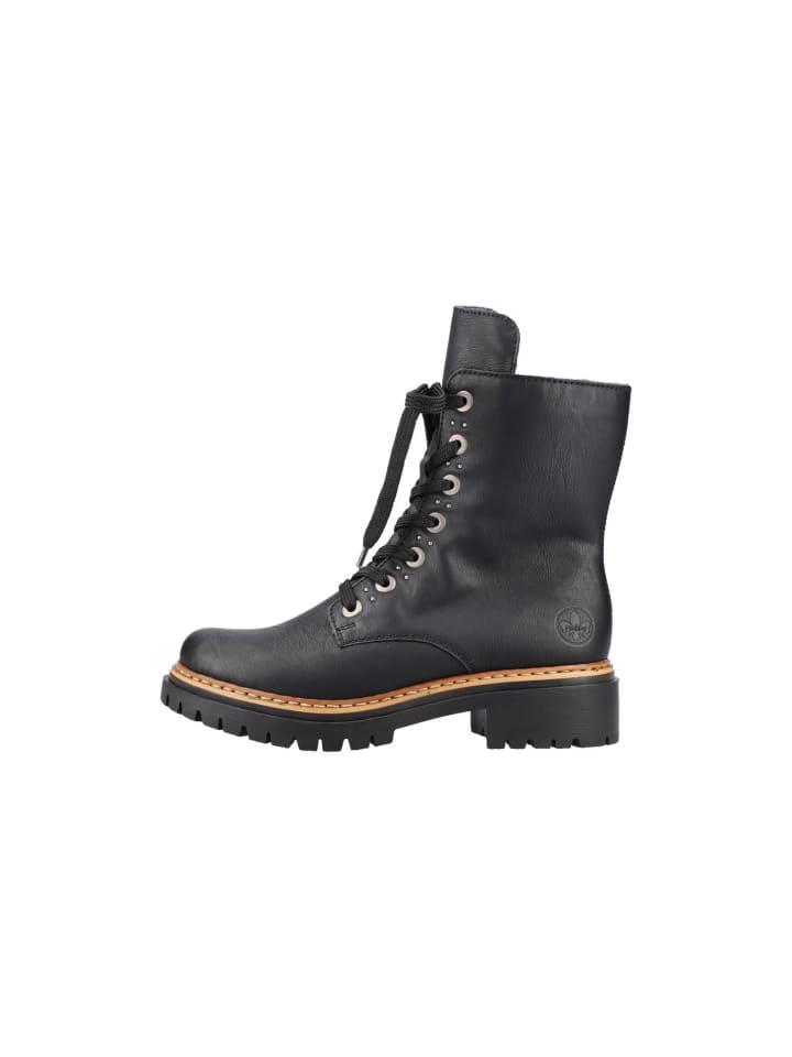 Schnürschuh in schwarz