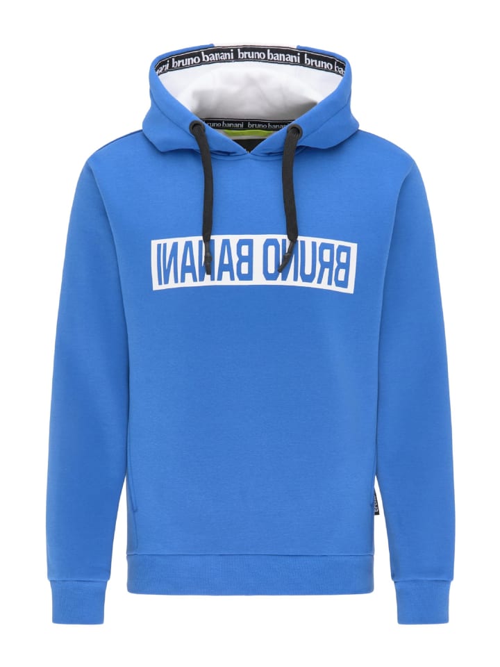 Hoodie ohne Reißverschluss HOWARD in Blau