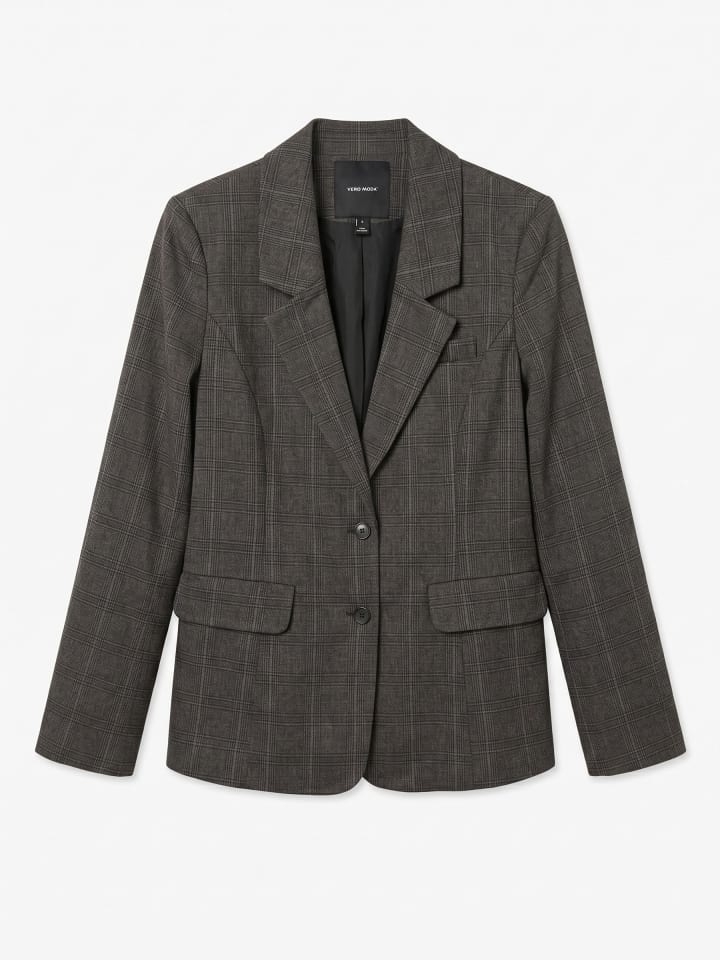 Blazer in Dark Grey Melange
