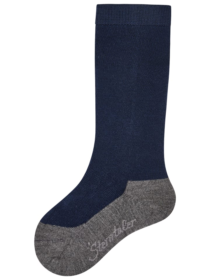Active Socken lang in marineblau