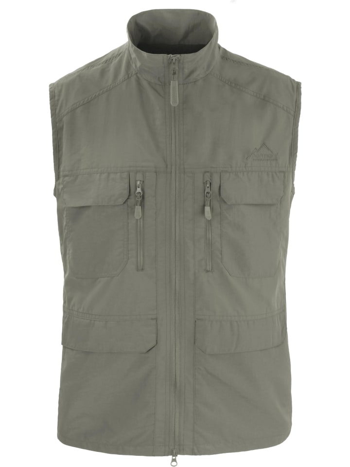 Herren Outdoor Weste Deer in Stone