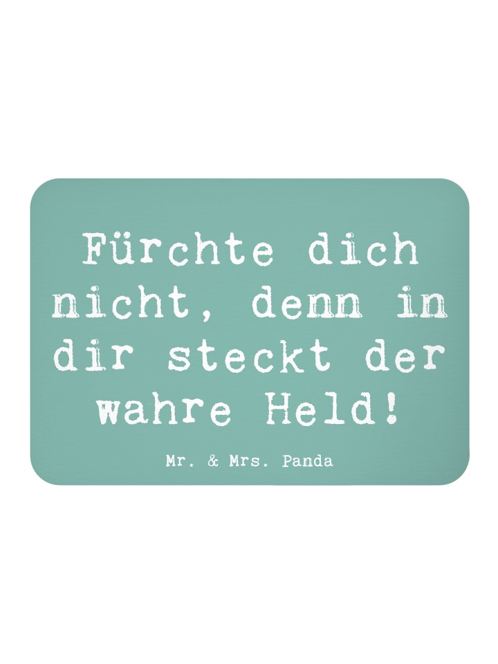 Magnet Spruch Ängste vor Monstern besiegen mit ... in Meeresbrise