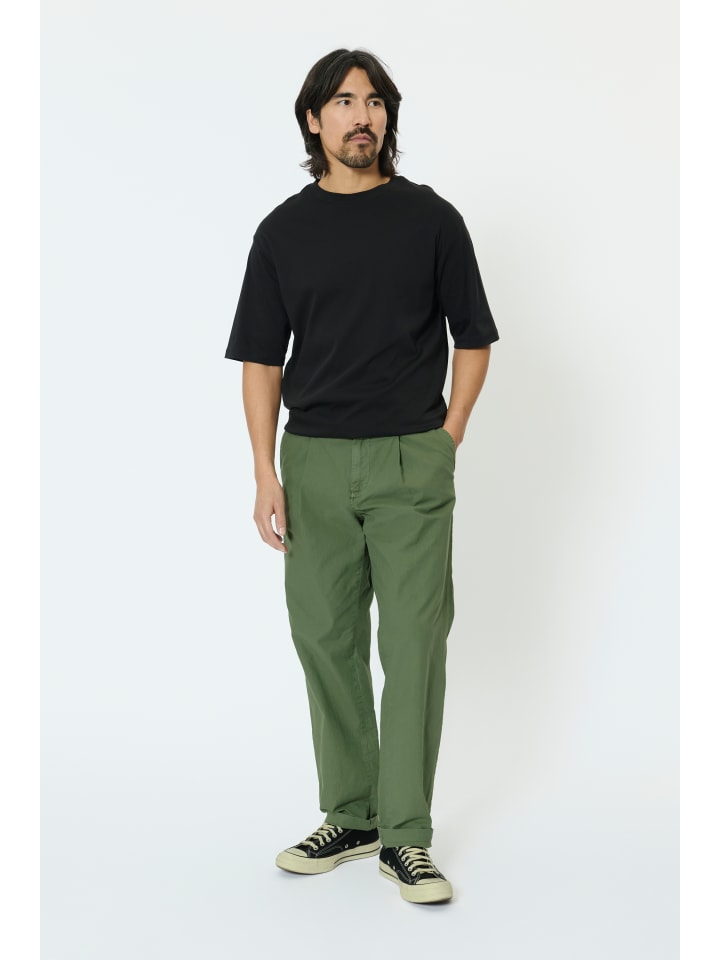 Casual Hose MAhart Gerade Passform in Sea Spray