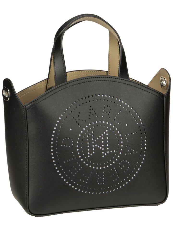 Handtasche K/Circle SM Perforated in Black