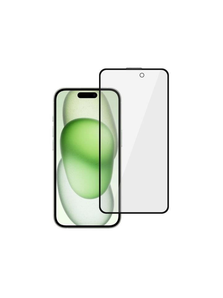 9H Gehärtetes Glas Schutzglas kompatibel mit iPhone 16 in Transparent