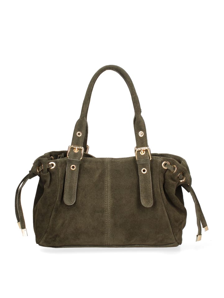 Handtasche in DARK GREEN