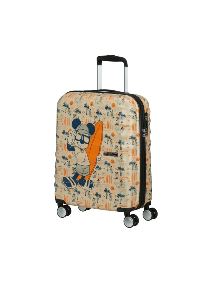 Wavebreaker Disney Spinner 55 cm mit TSA-Zahlenschloss in Mickey Super Surfer