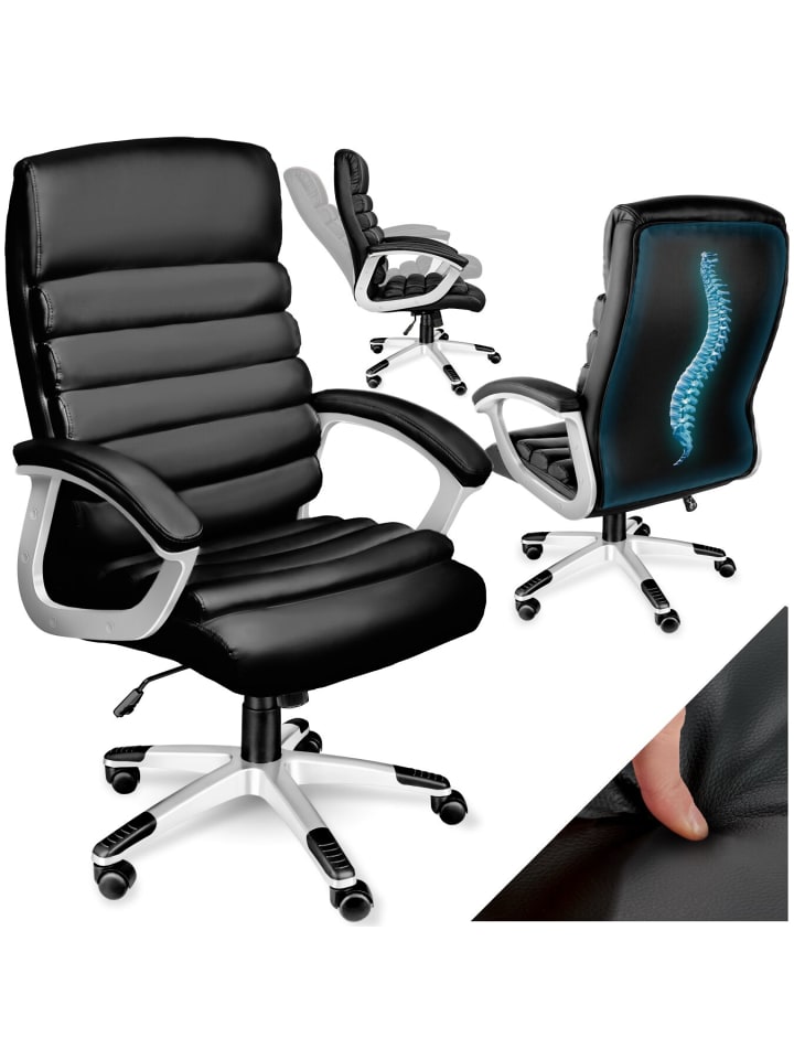 Bürostuhl Paul, einstellbare Wippfunktion, schwarz