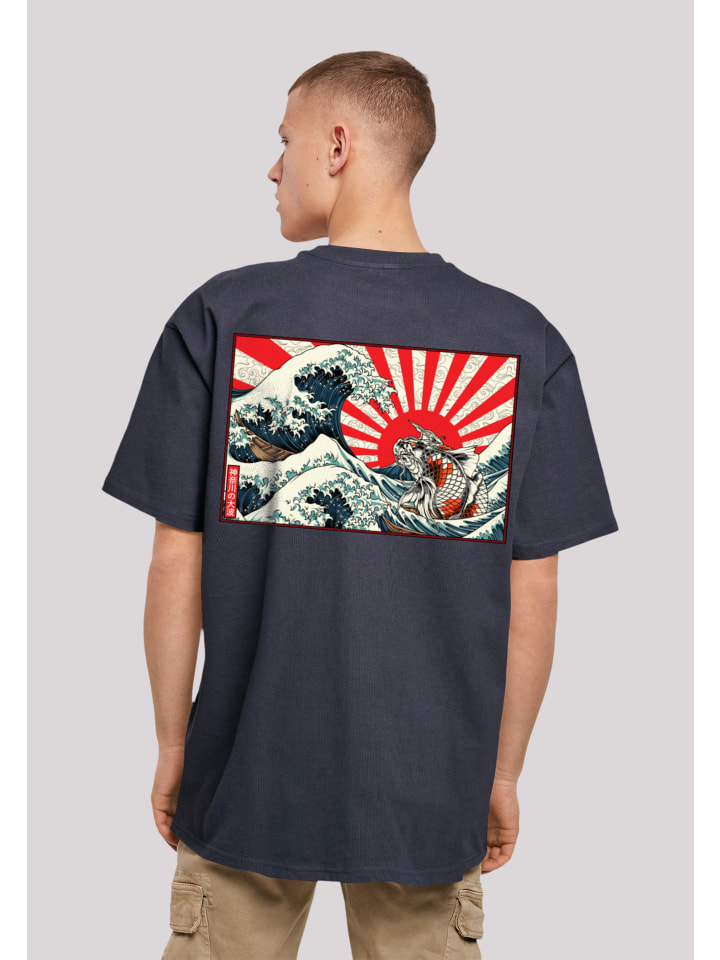 in Welle Heavy Oversize marineblau kaufen limango günstig Japan Kanagawa F4NT4STIC | T-Shirt