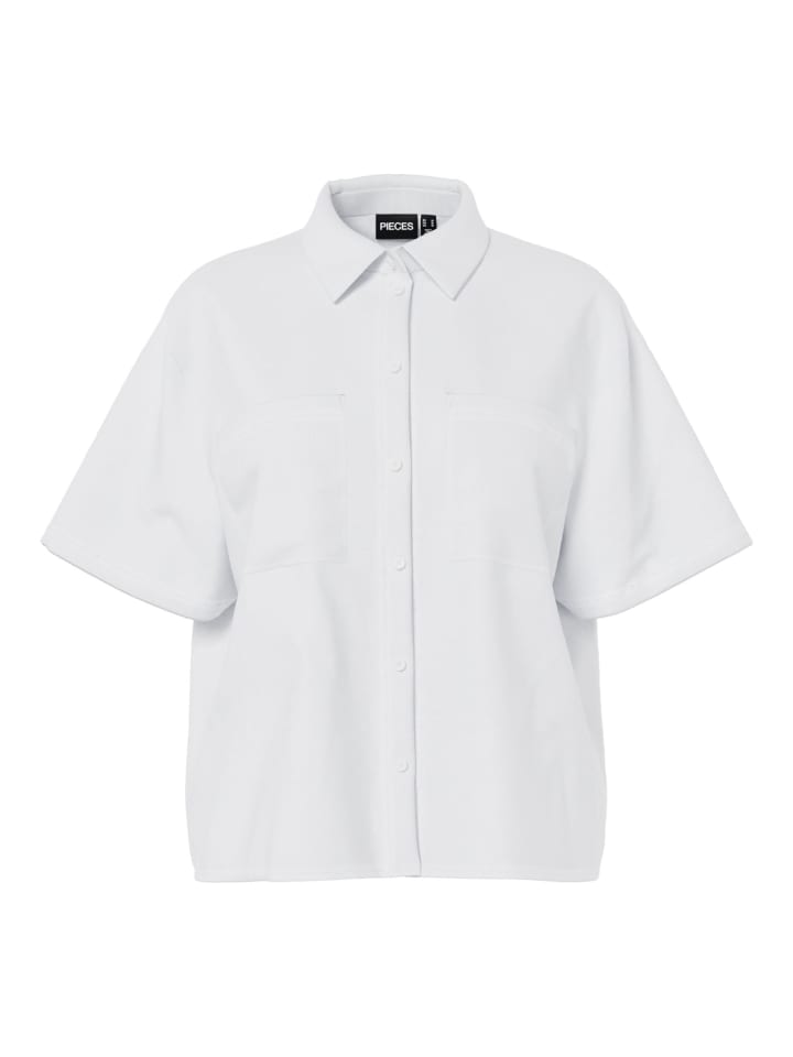 Kurzarmhemd in Bright White