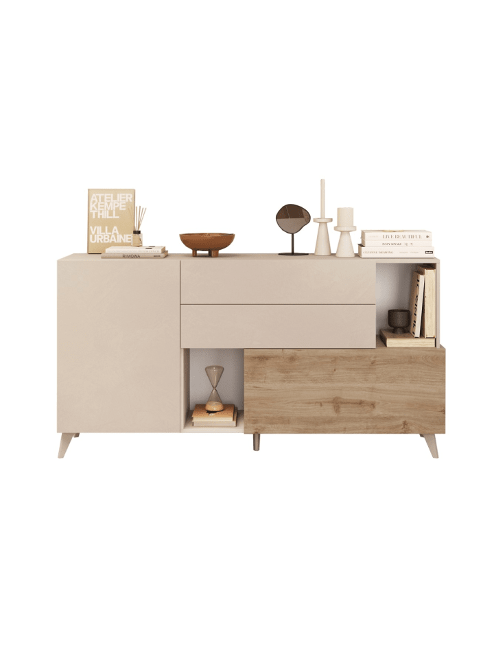 Sideboard MONACO in Beige - (W)181 x (H)94 x (L)43 cm