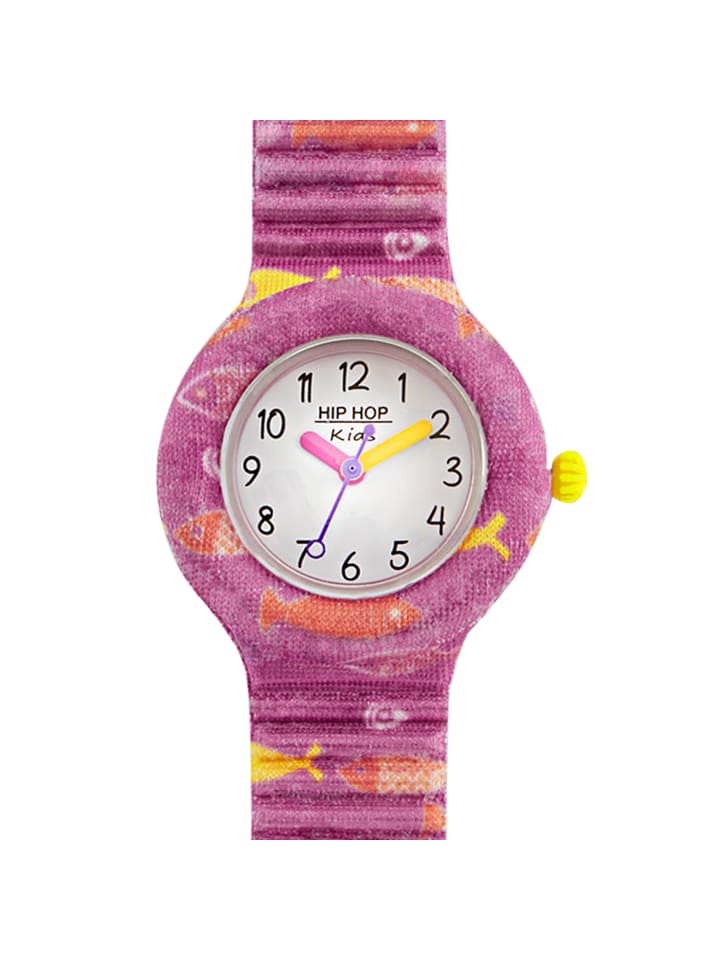 Analoguhr kids fun weiss