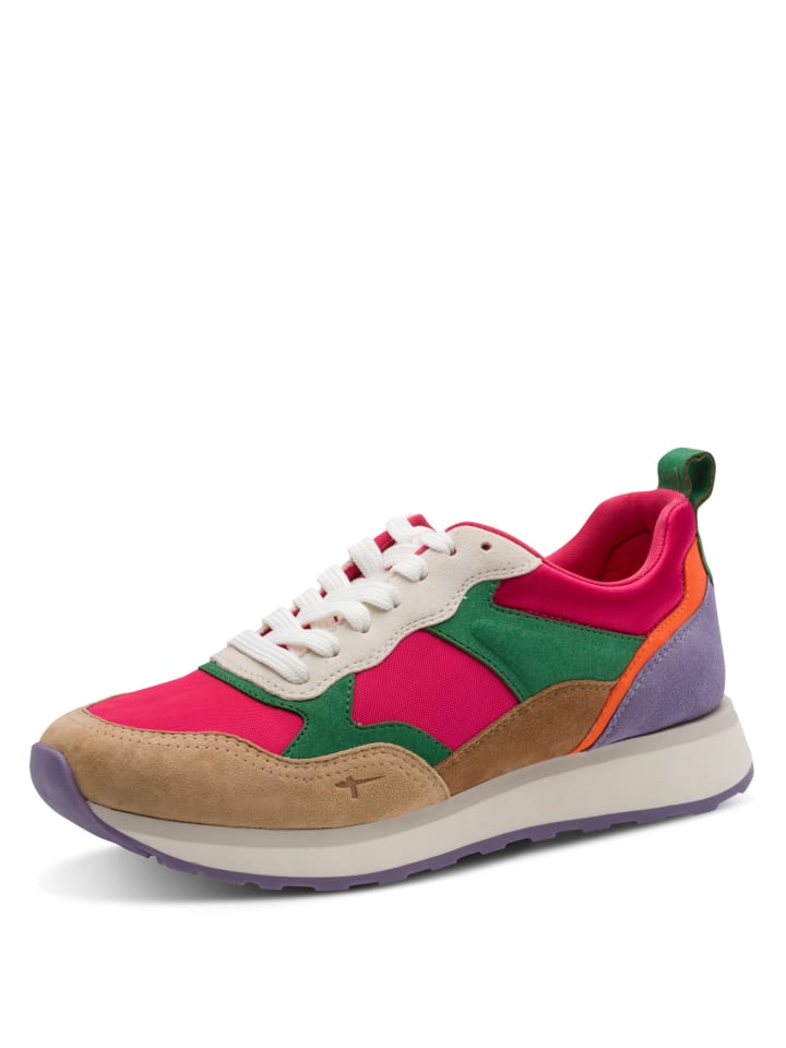 Sportlicher Schnürschuh in bunt