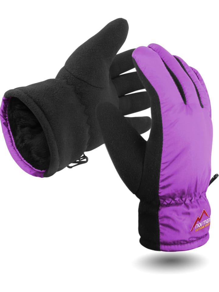 Damen Handschuhe Lupus in Lila