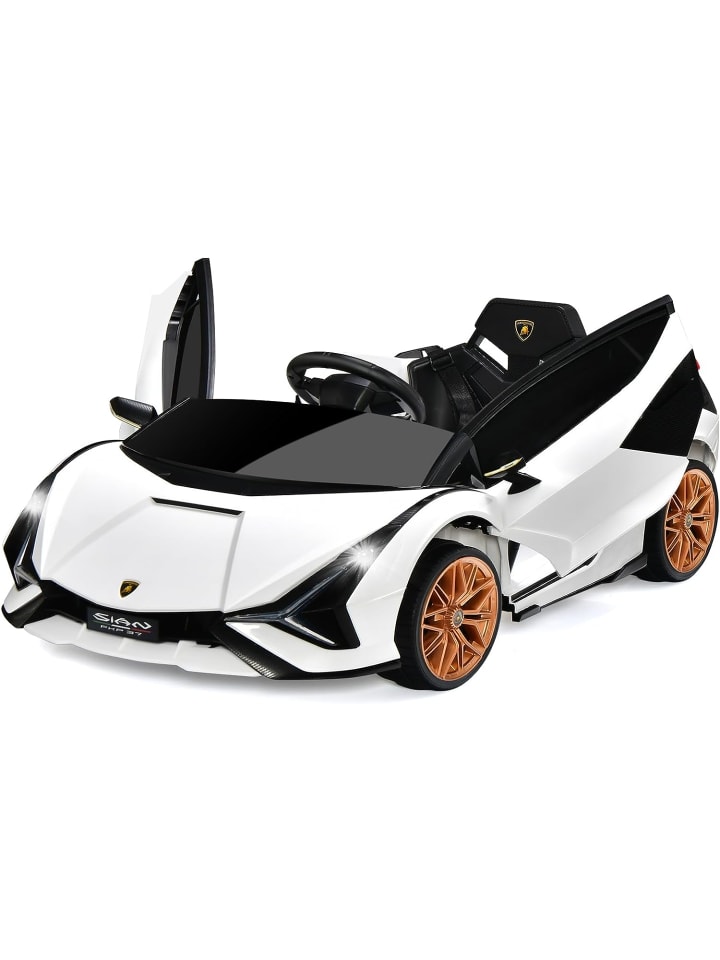 12V Elektroauto Lamborghini in Weiß