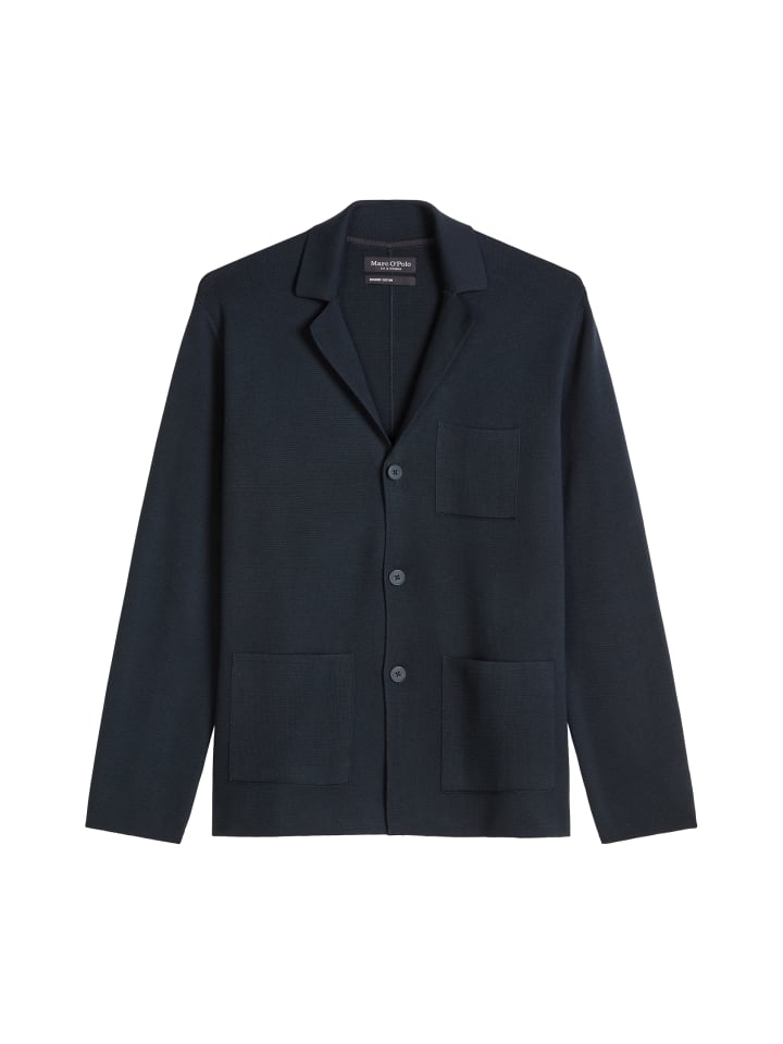 Strick-BLazer regular in Peppercorn Grey