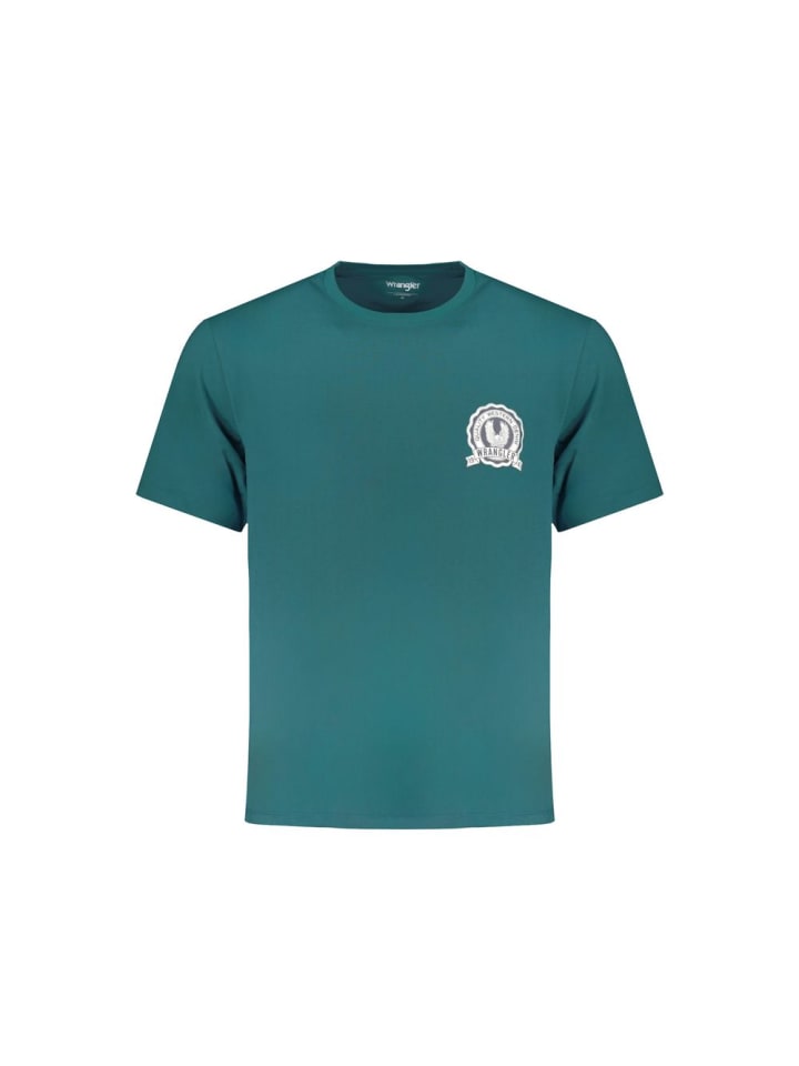 Grün Baumwolle Herren T-Shirt