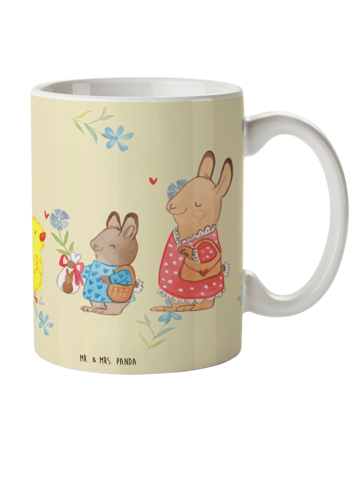 Kaffeetasse Ostern Geschenke ohne Spruch in Blumig